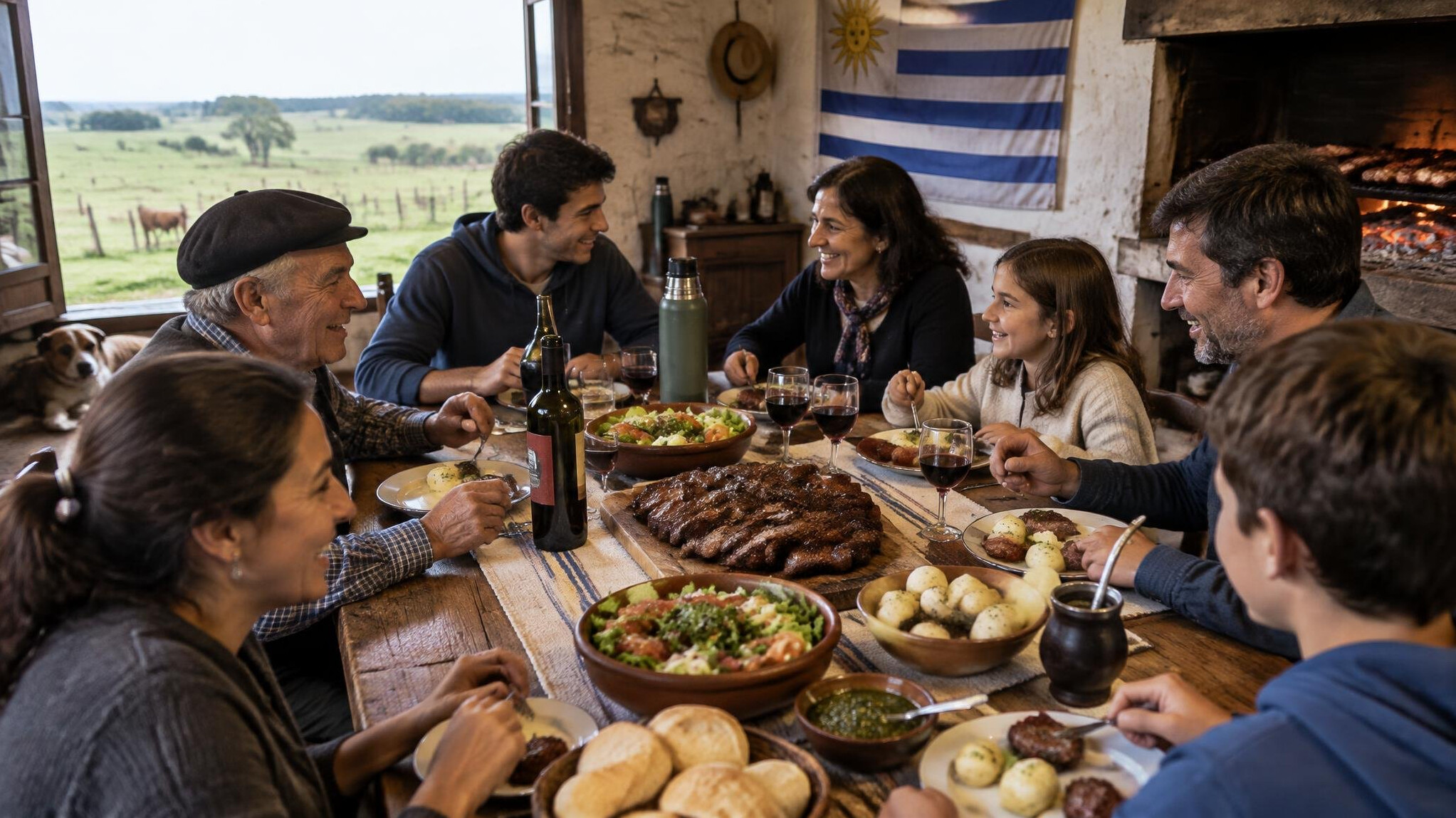 uruguayan family gathering